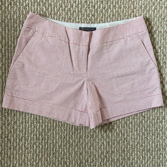 Outback Red NWOT Pink and White Pin-Striped Women’s Shorts - Picture 4 of 11